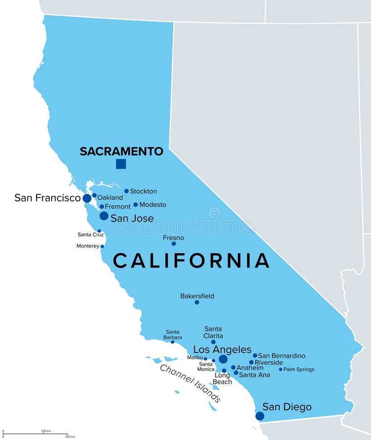 california county map printable