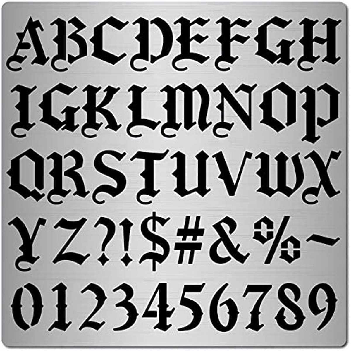 calligraphy printable stencils