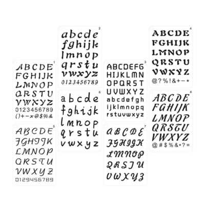 calligraphy printable stencils