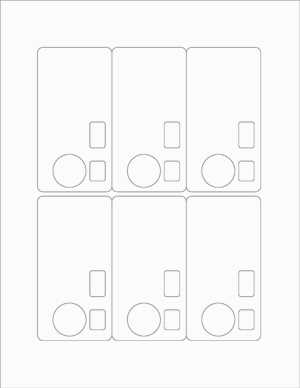 camera template printable