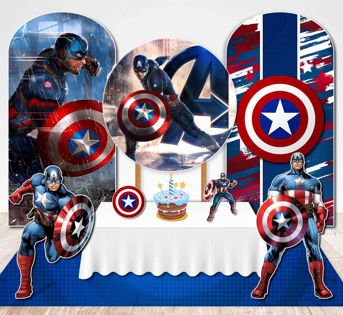 captain america printable