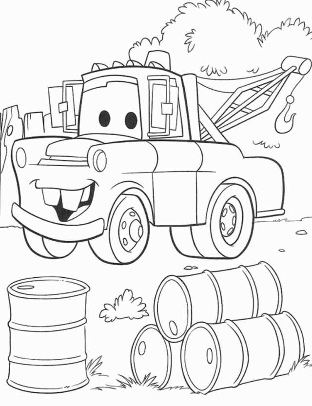 cars coloring book printable