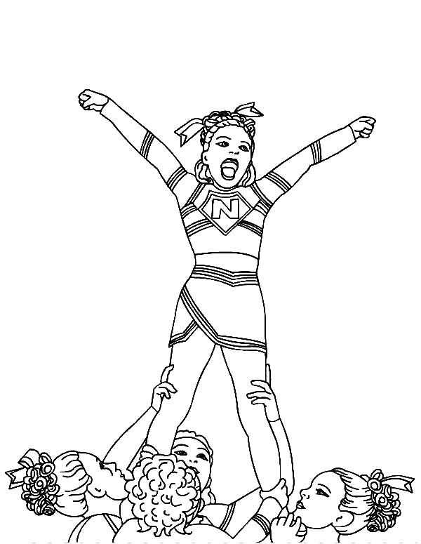 cheer coloring pages printable