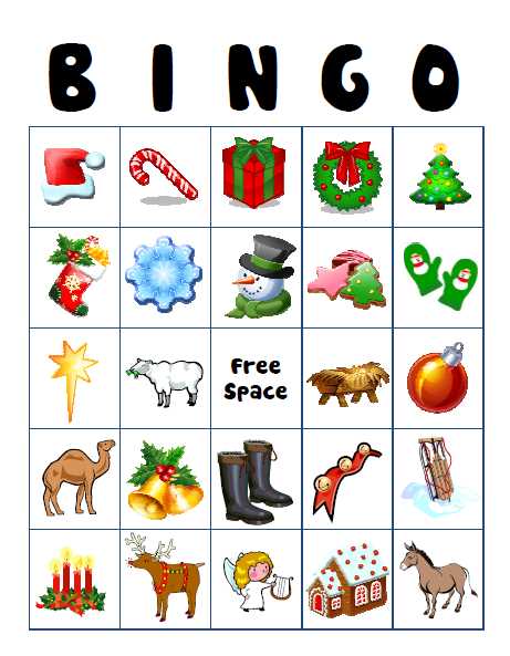 christmas bingo cards free printable