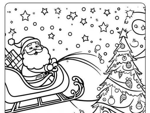 christmas coloring sheets free printable