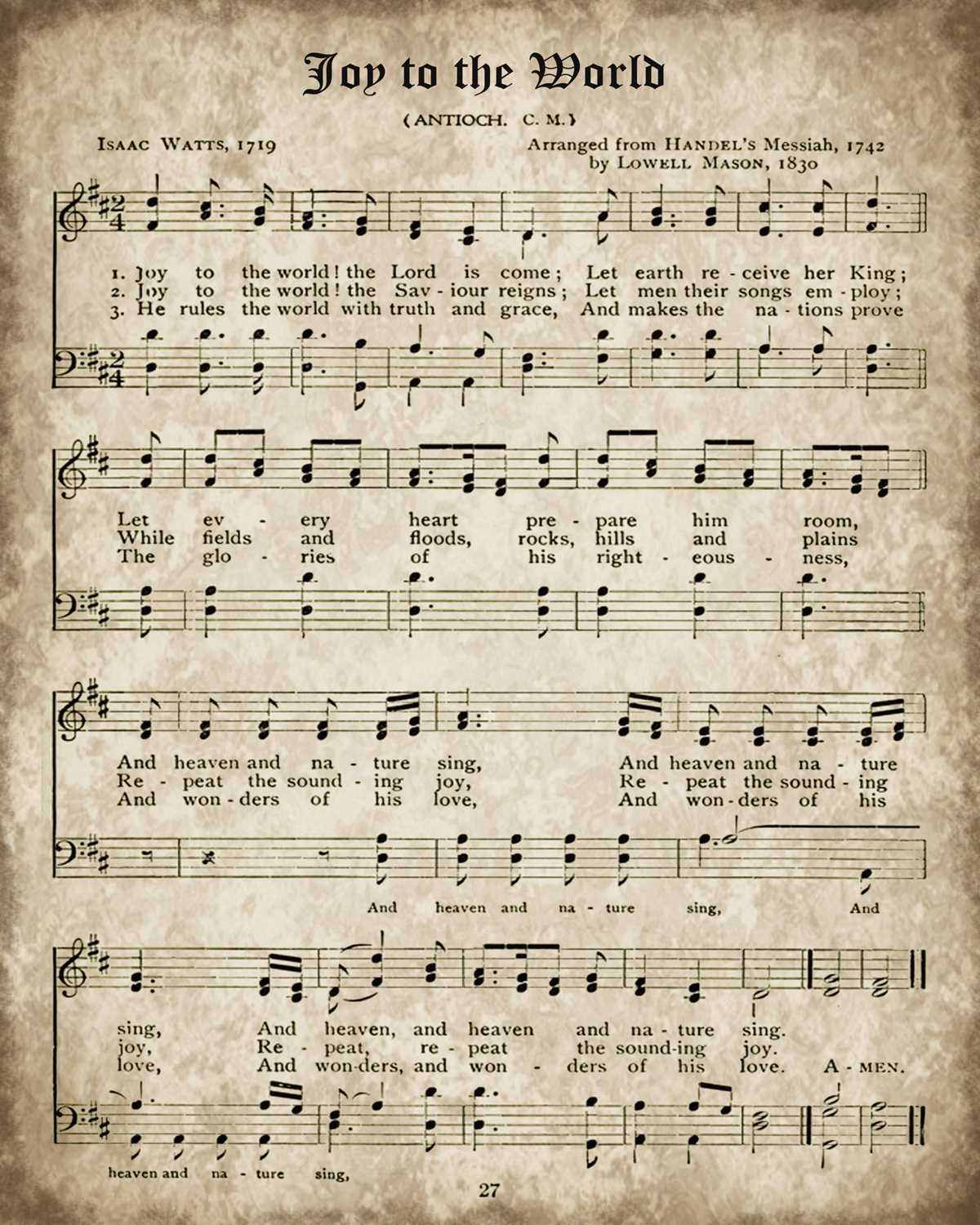 christmas music sheets printable