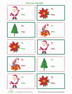 christmas name tags printable