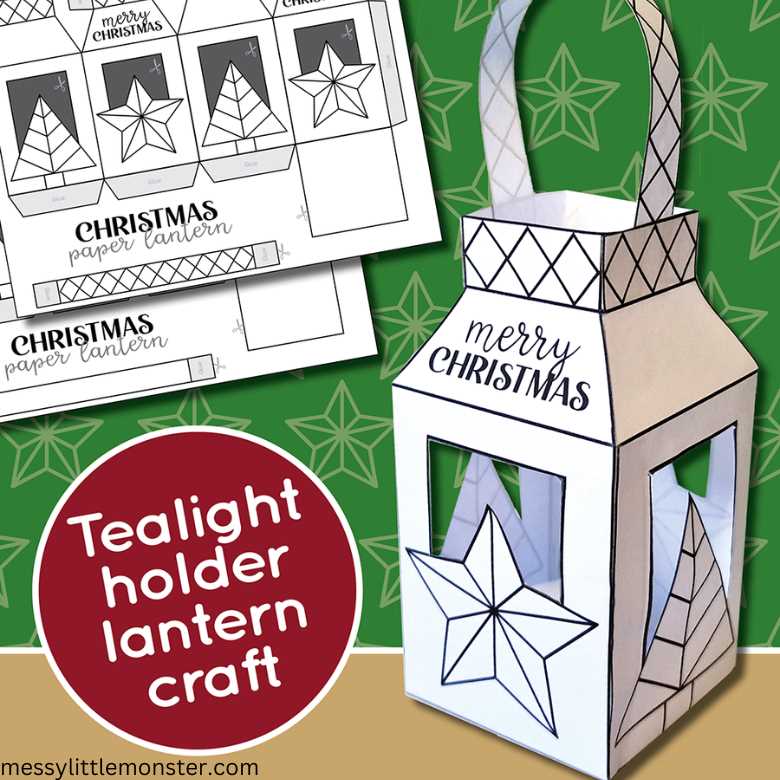 christmas paper craft printables