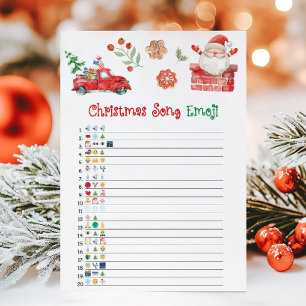 christmas song emoji game free printable