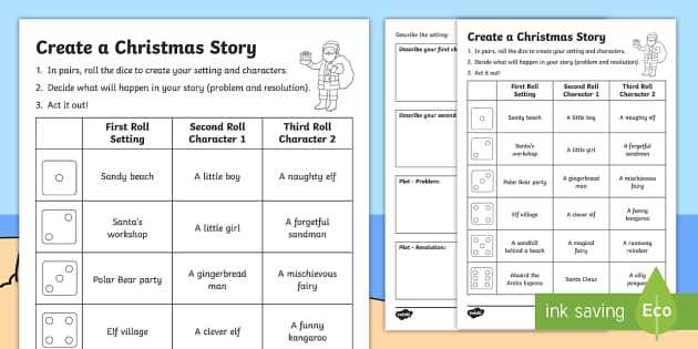 christmas story for kids printable