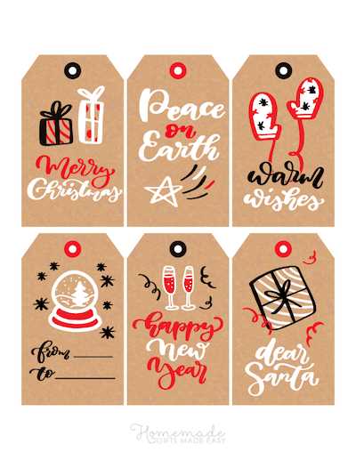 christmas tag printable