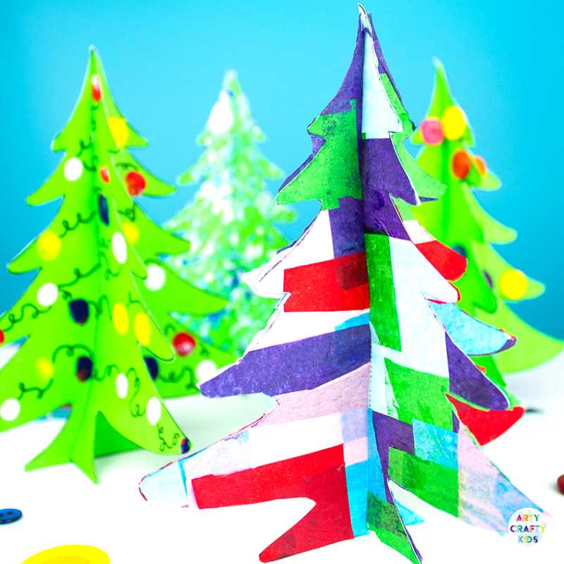 christmas tree printable craft