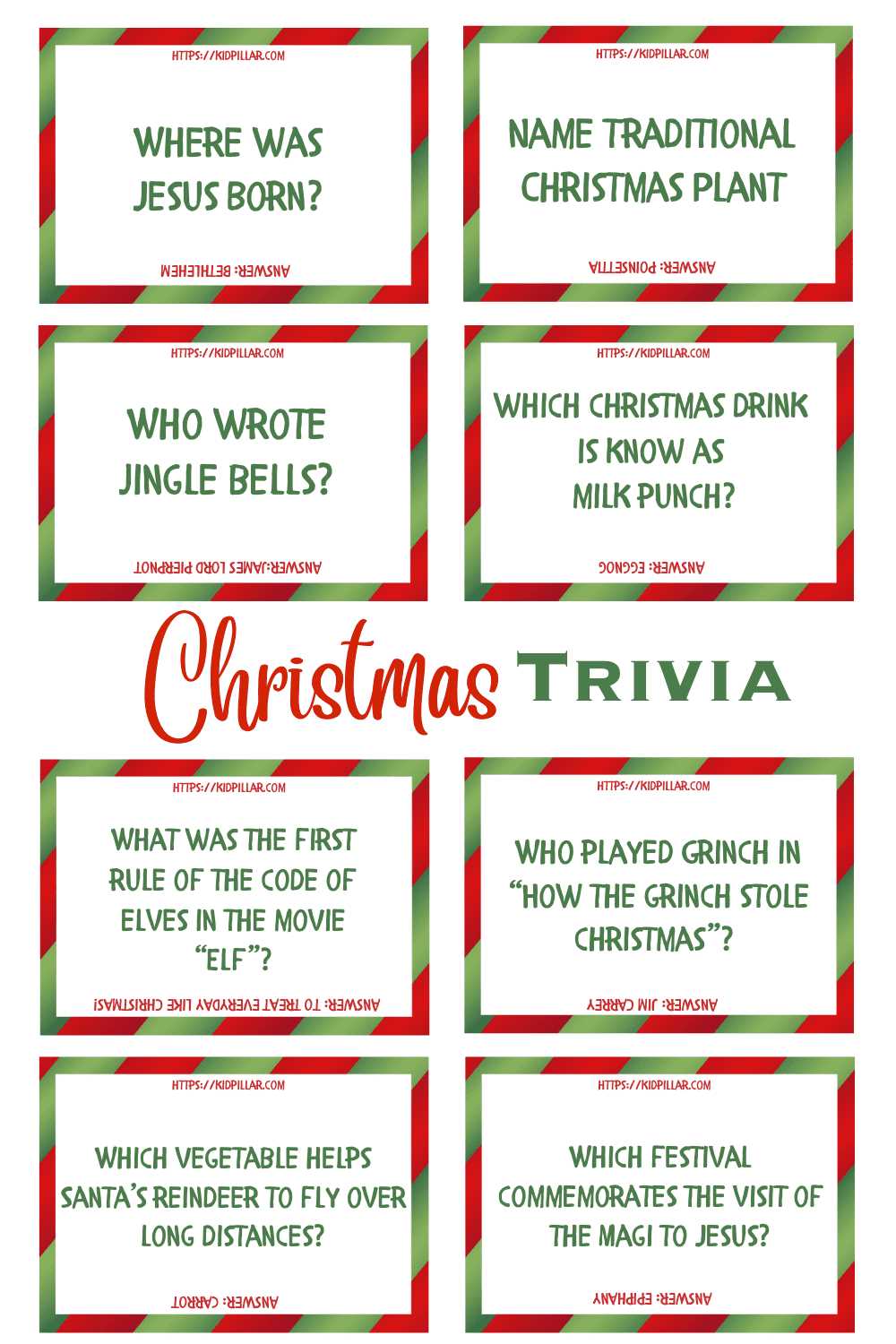 christmas trivia for kids printable