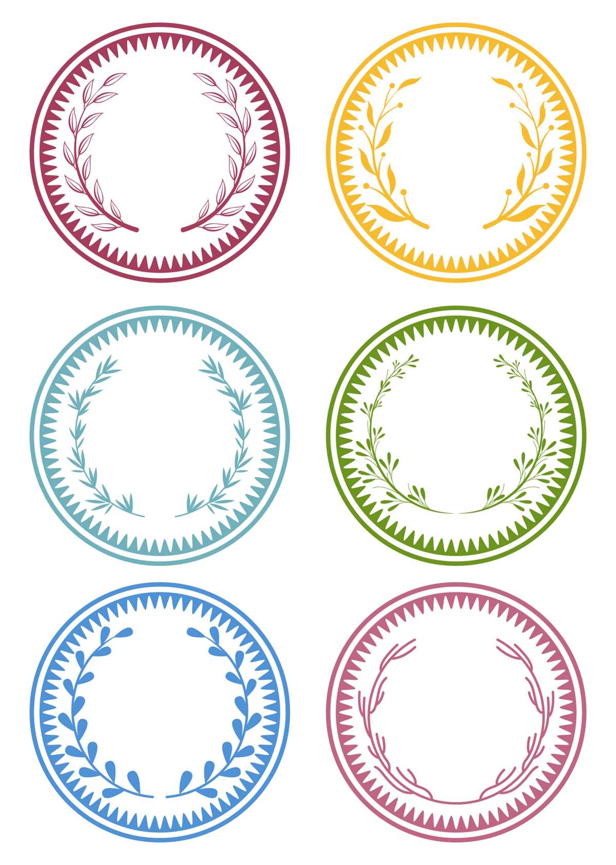 circle labels printable