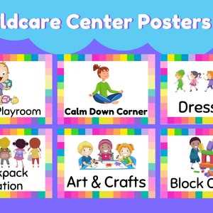 classroom center signs free printable