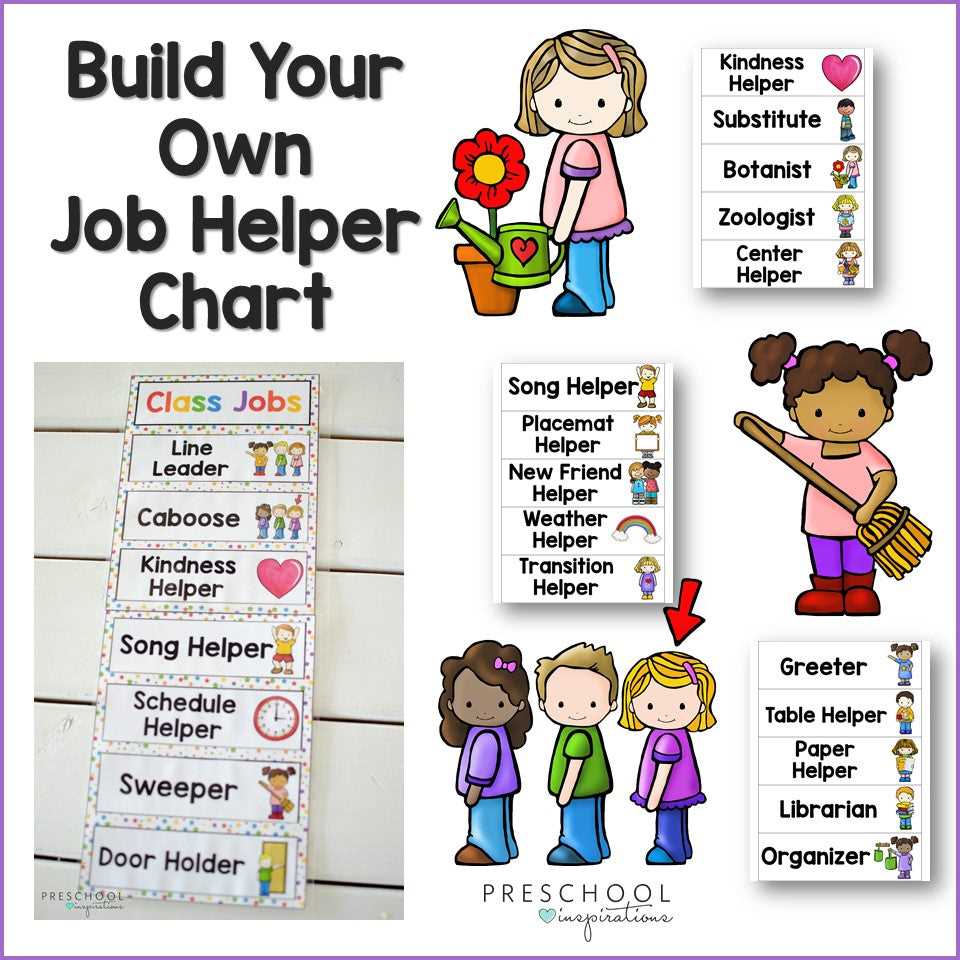 classroom jobs printables