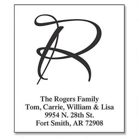 clear printable address labels