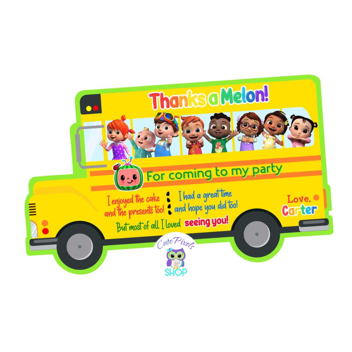 cocomelon bus printable