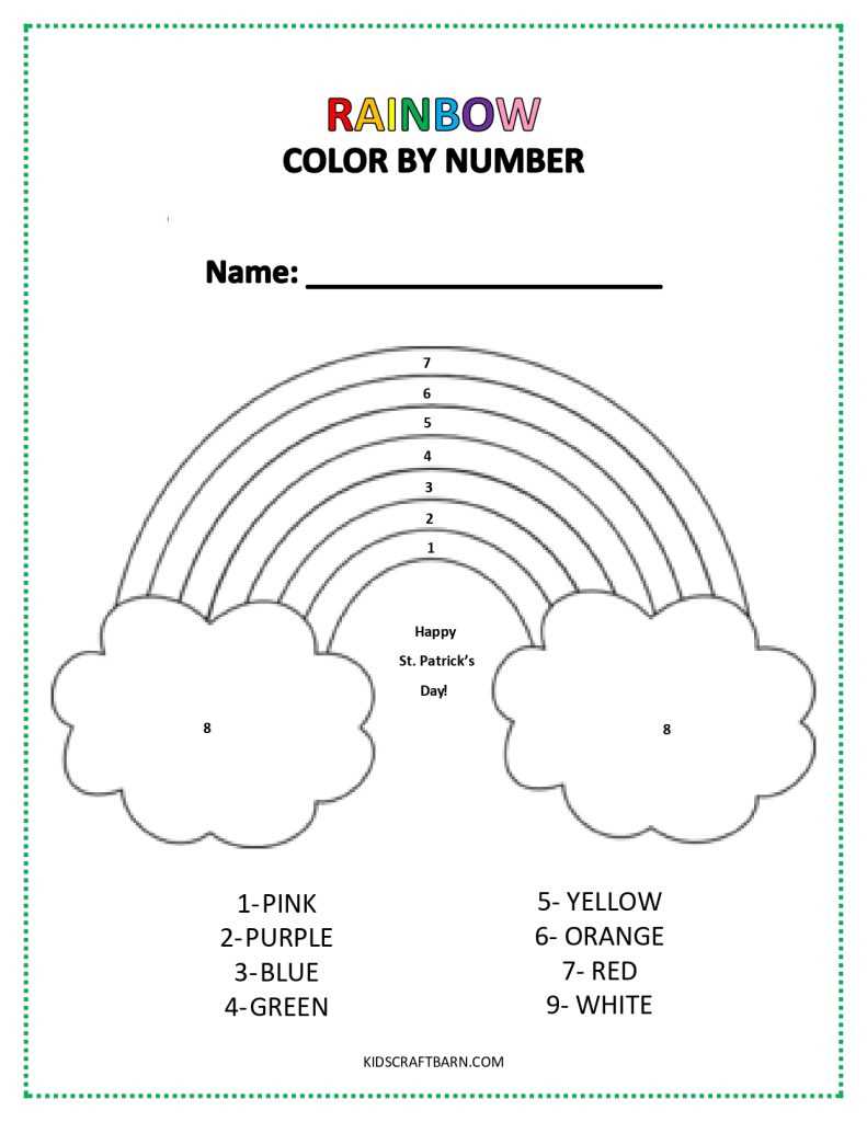 color by number free printable