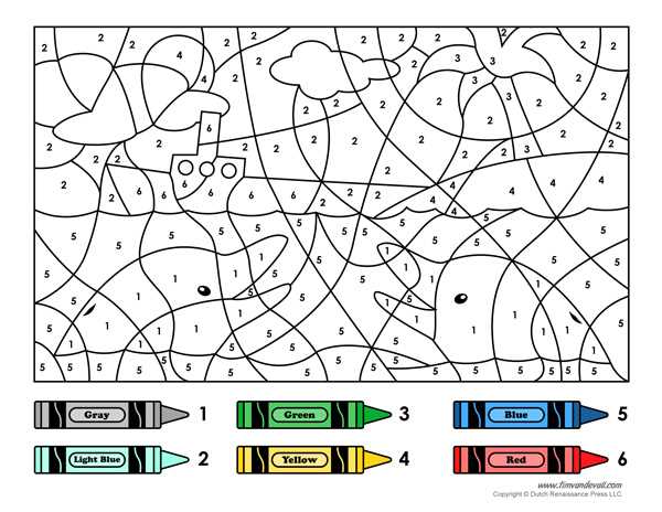 color by numbers printable