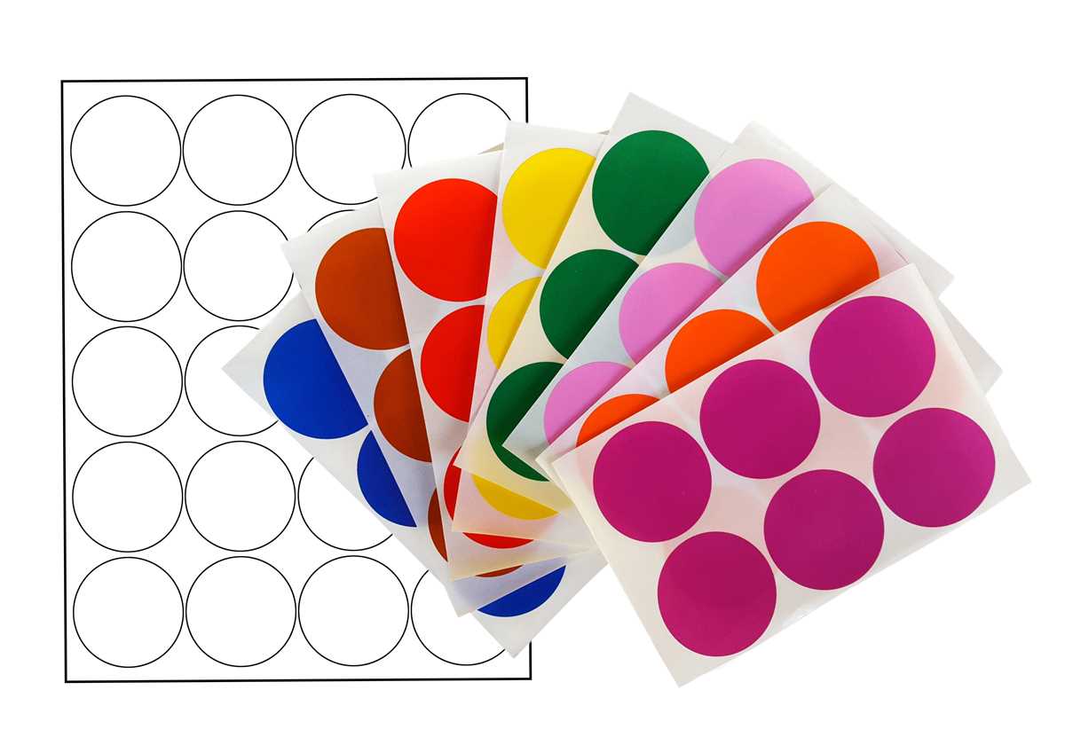 color labels printable