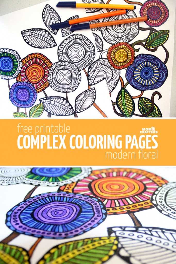 coloring pages for flowers printable