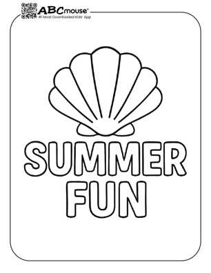 coloring pages free printable summer
