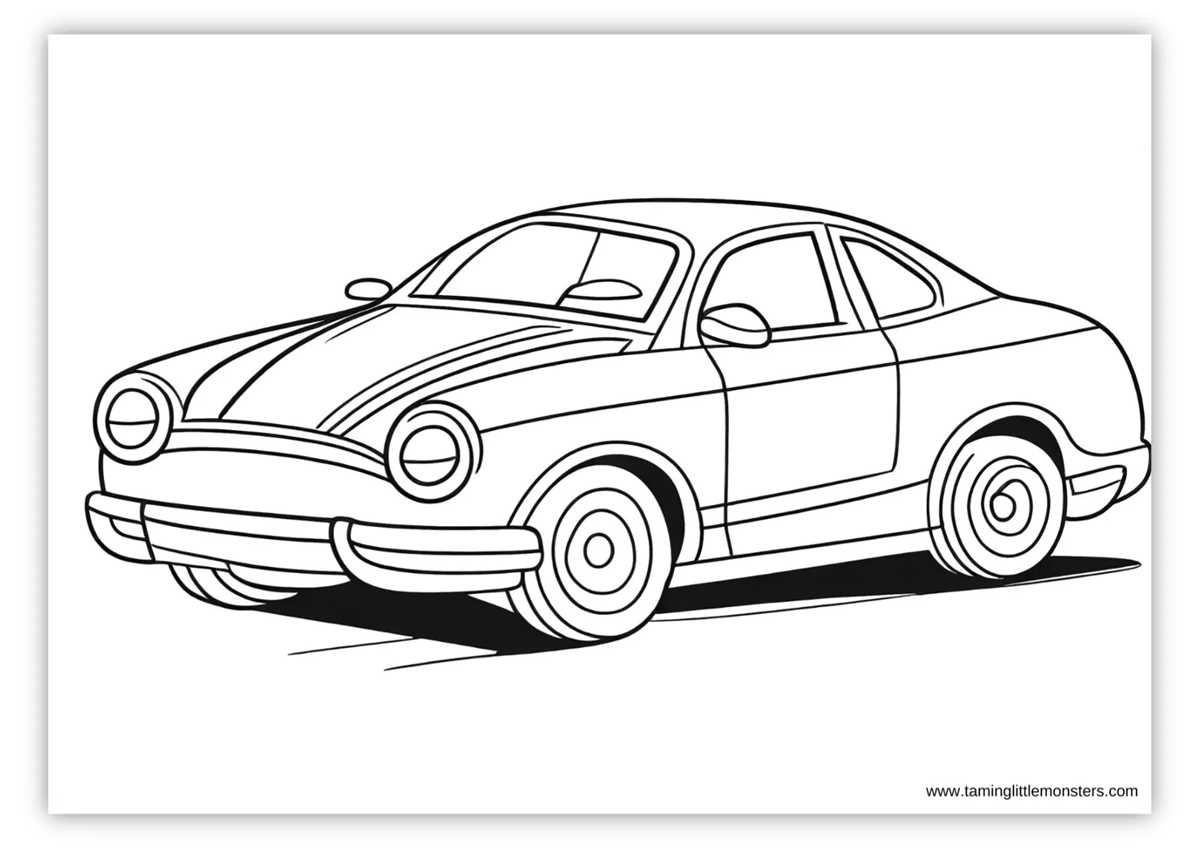 coloring pages printable cars