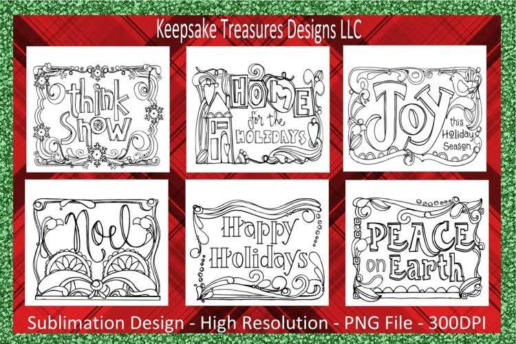 coloring printable christmas cards