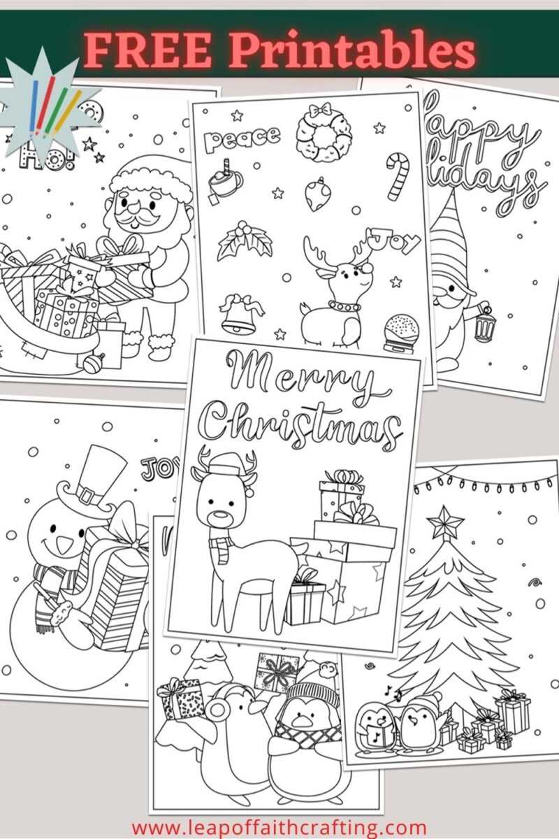coloring printables christmas