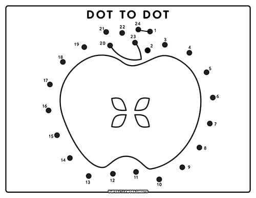 connect the dots puzzles printable