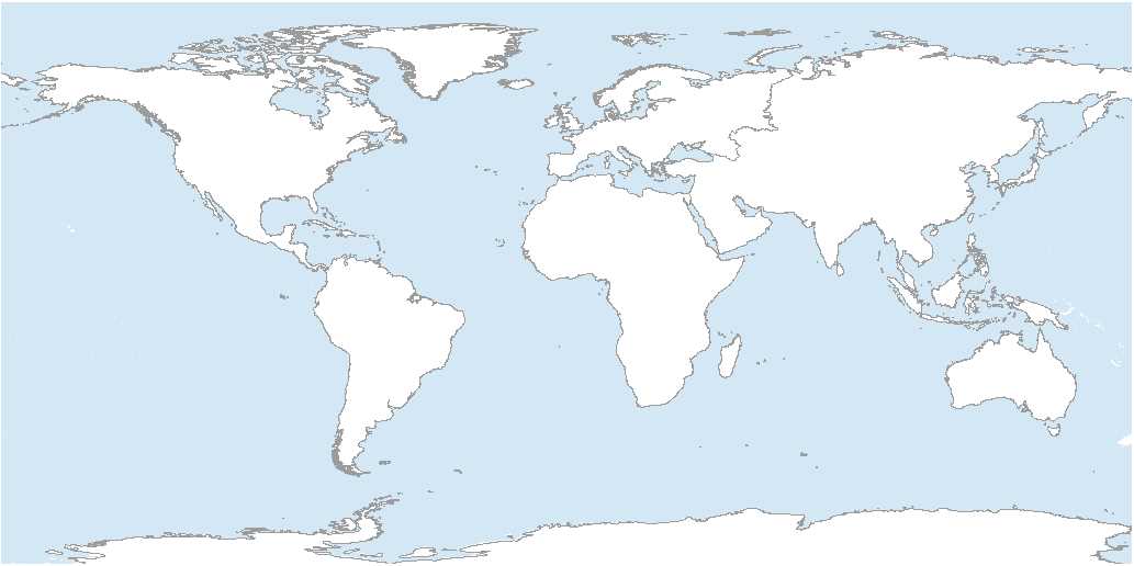 continents printable map