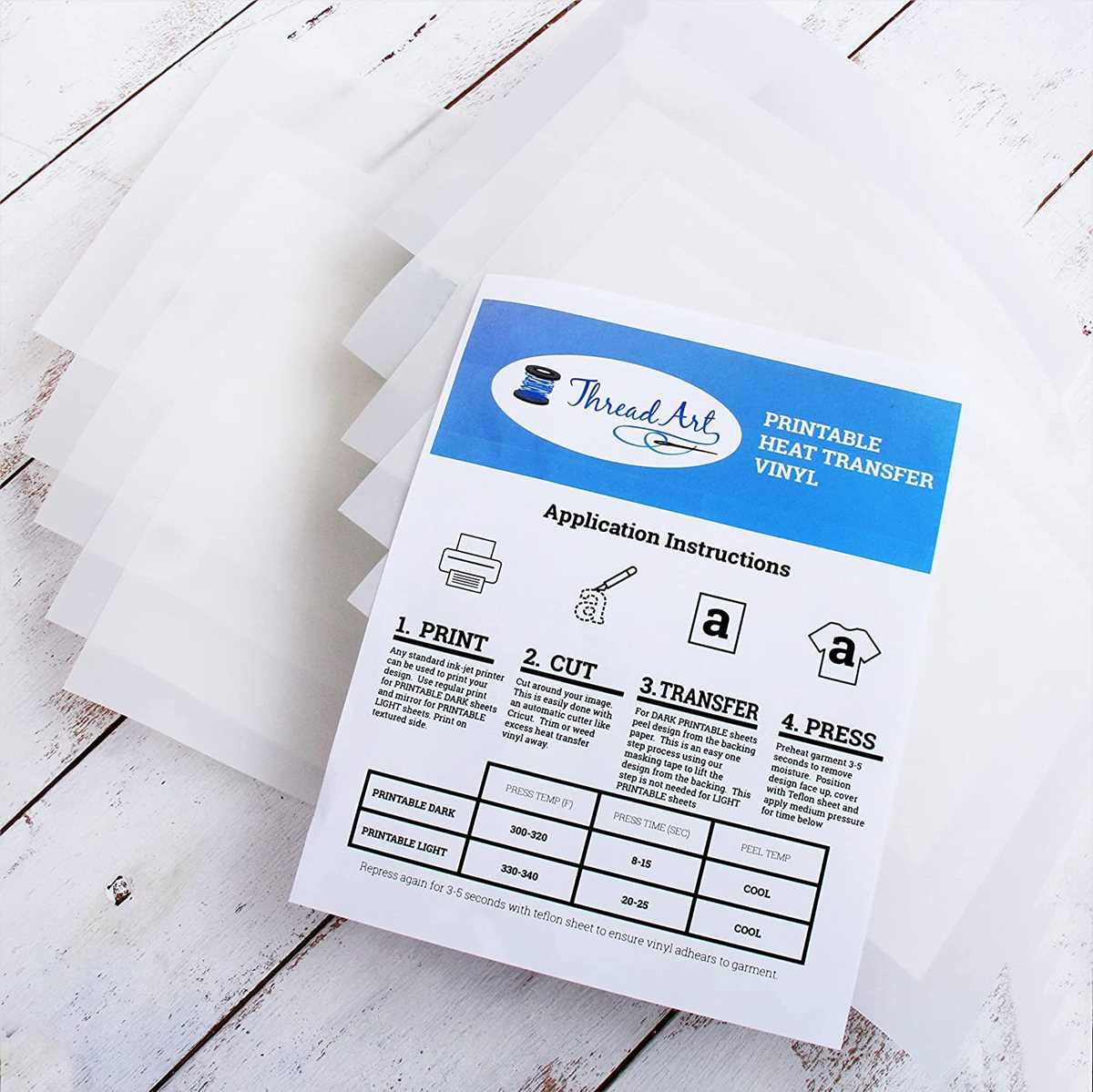 cricut printable heat transfer vinyl