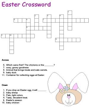 crossword puzzles easy printable