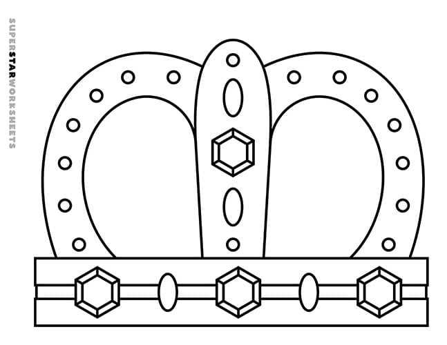 crown pattern printable