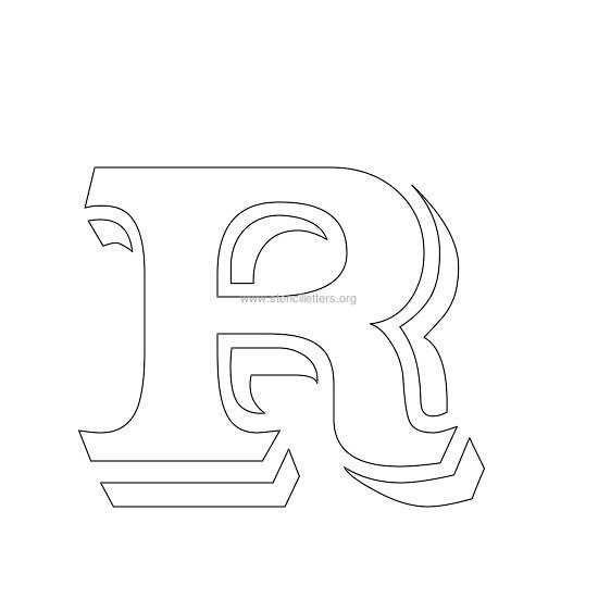 cut out printable letter stencils