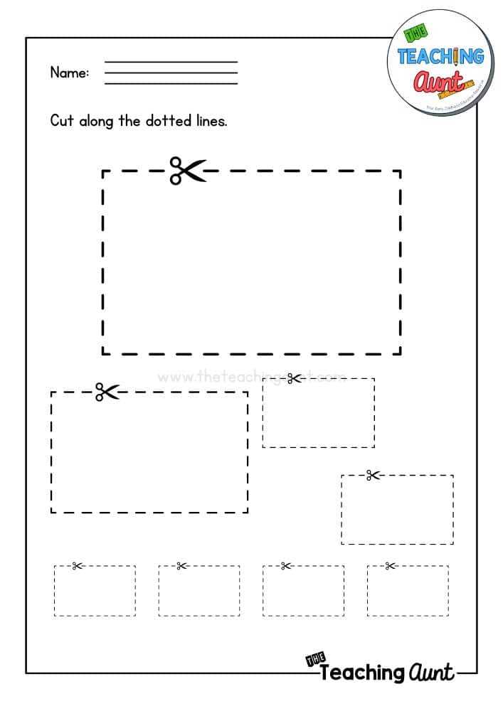 cutting activities printable