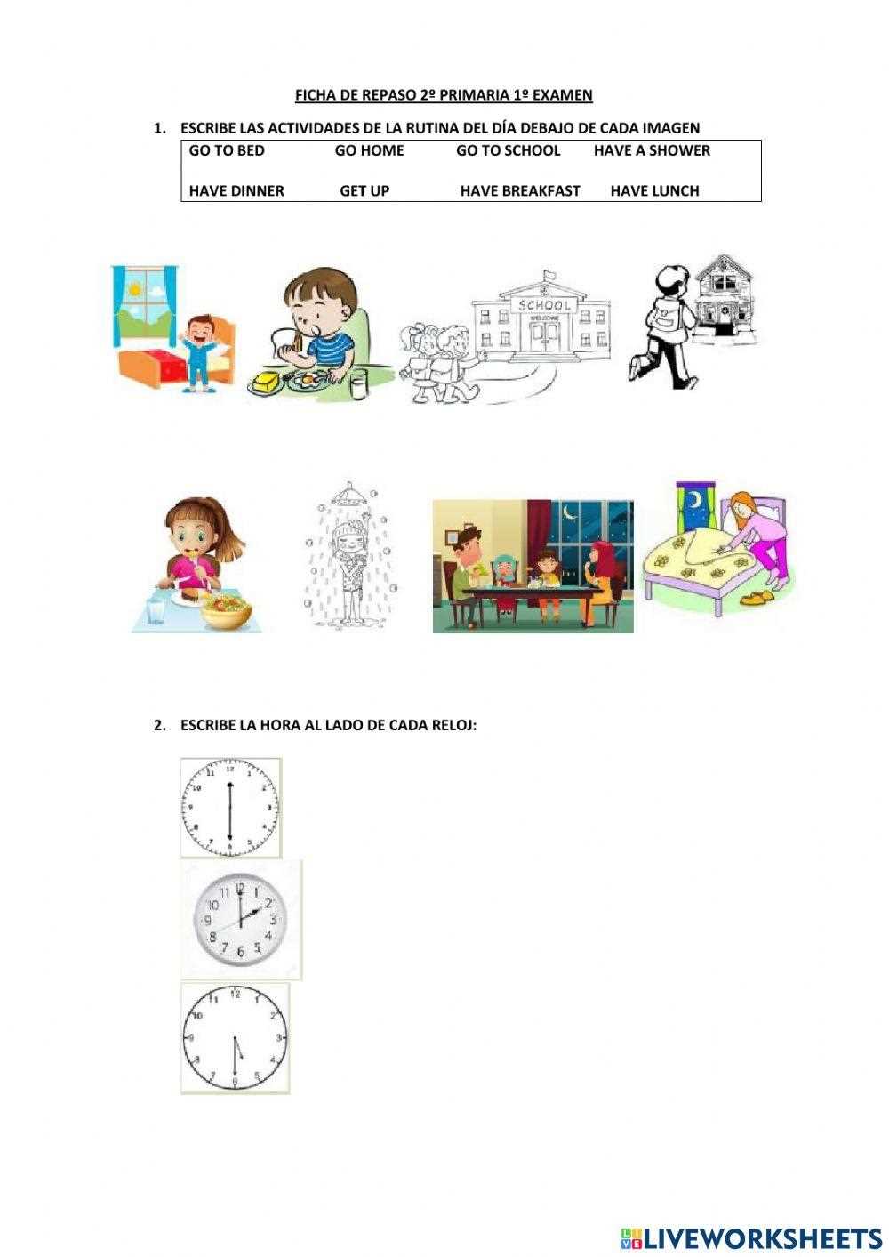 daily examen printable