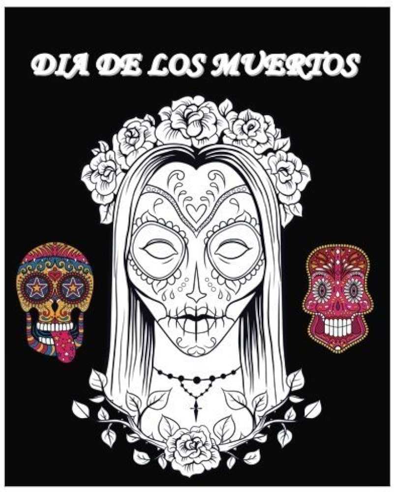 day of the dead printable skull