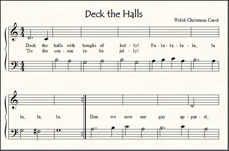 deck the halls lyrics printable