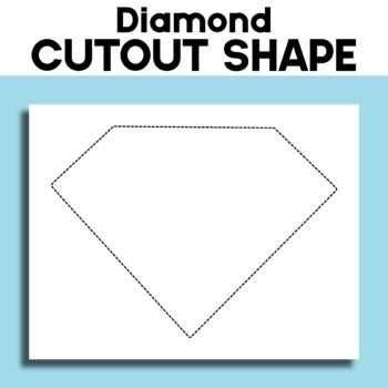 diamond template printable