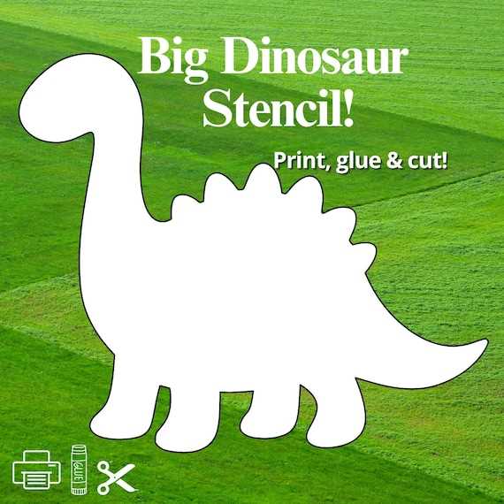 dinosaur template free printable