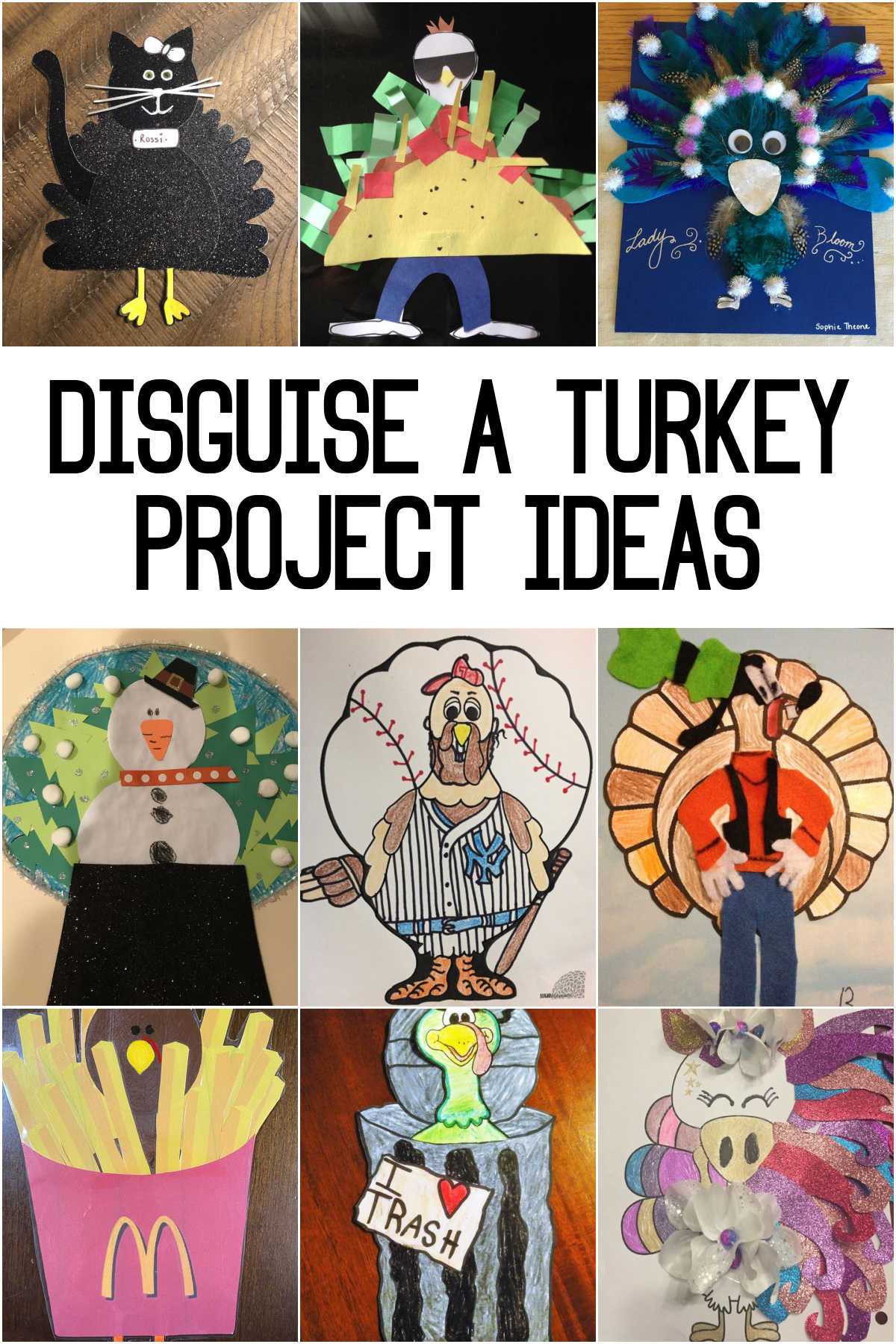 disguise a turkey printable ideas