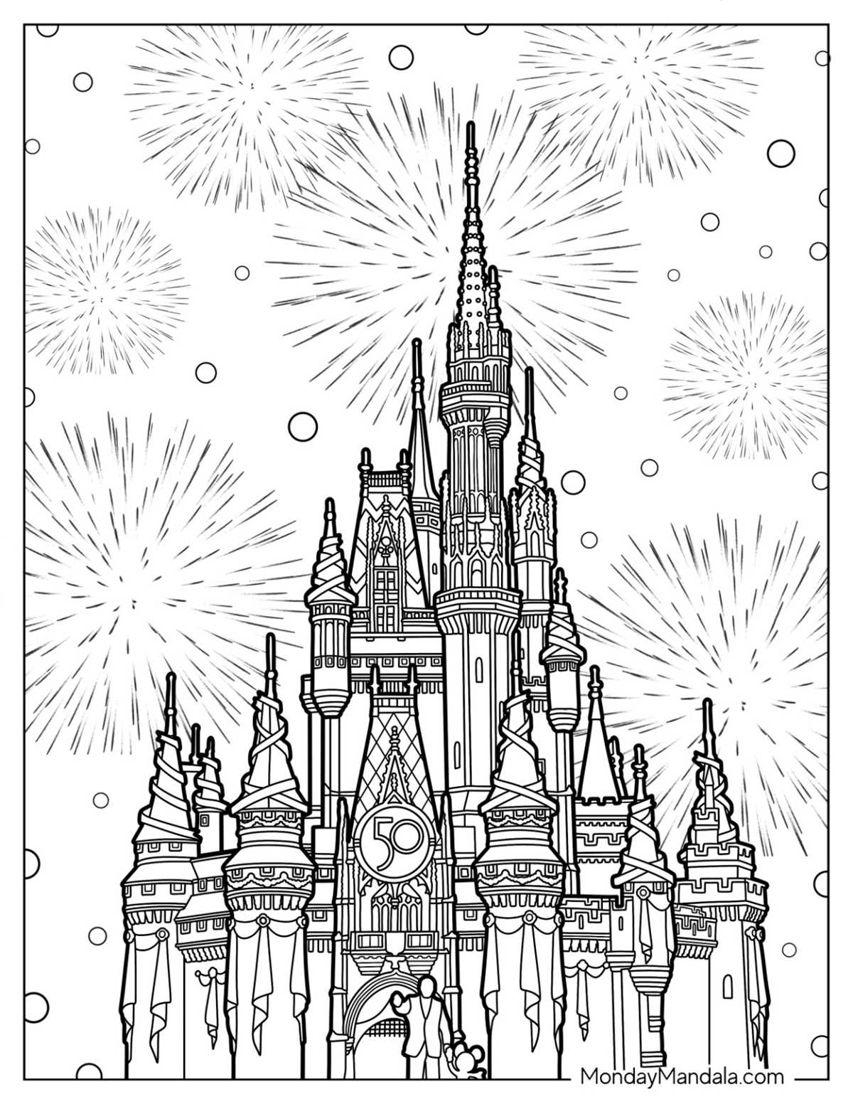 disney castle printable disney castle printable