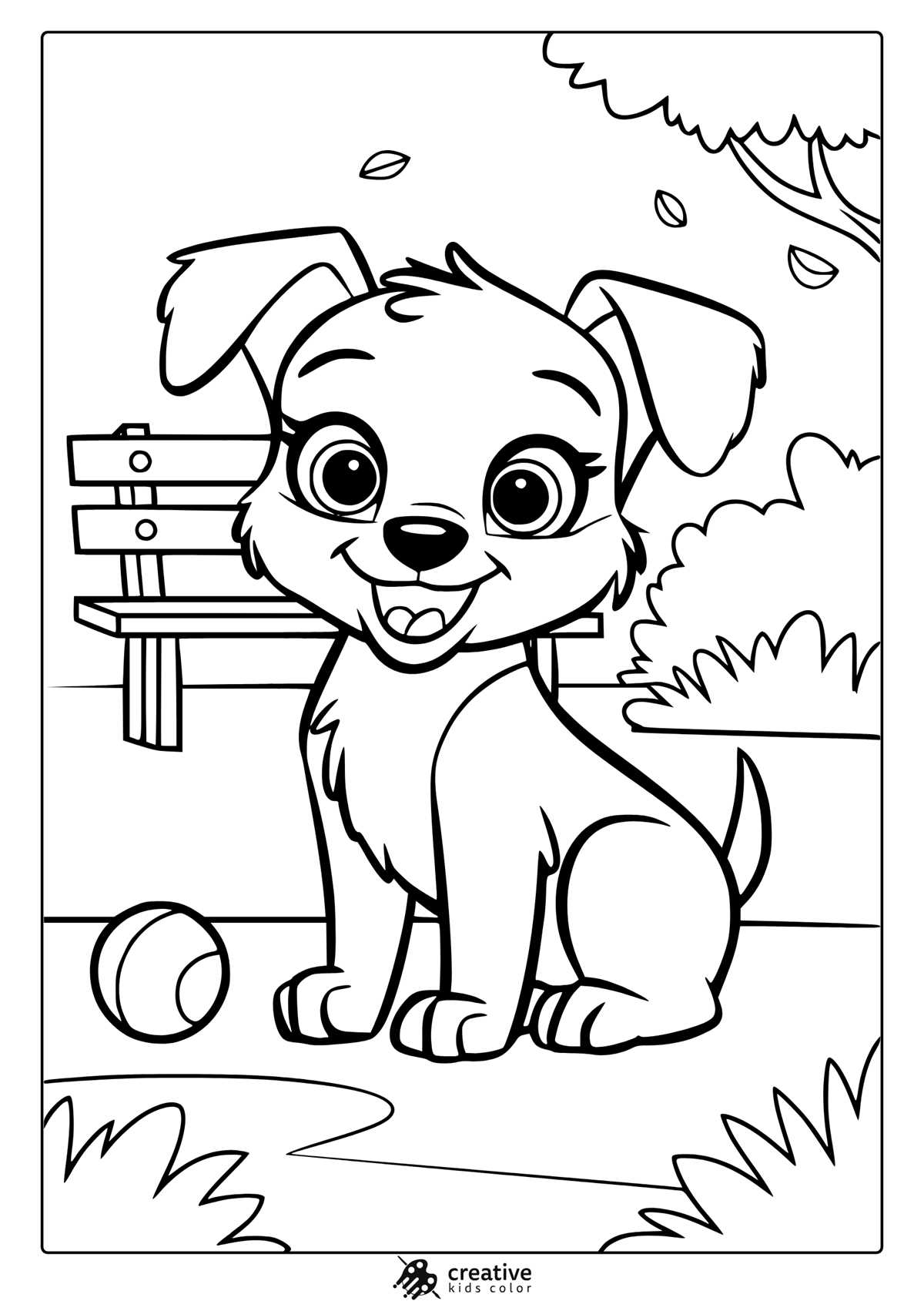 dog coloring sheets free printable
