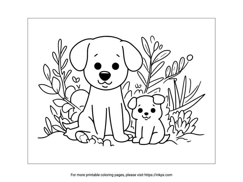 dog printable picture