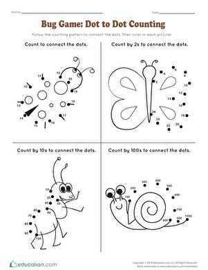 dots printable game