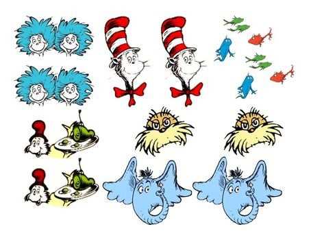dr seuss characters printables