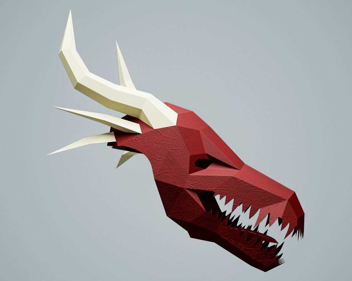 dragon mask printable