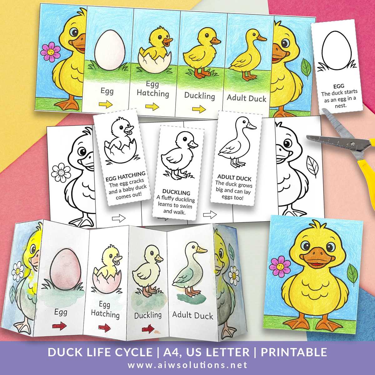 duck paper printable